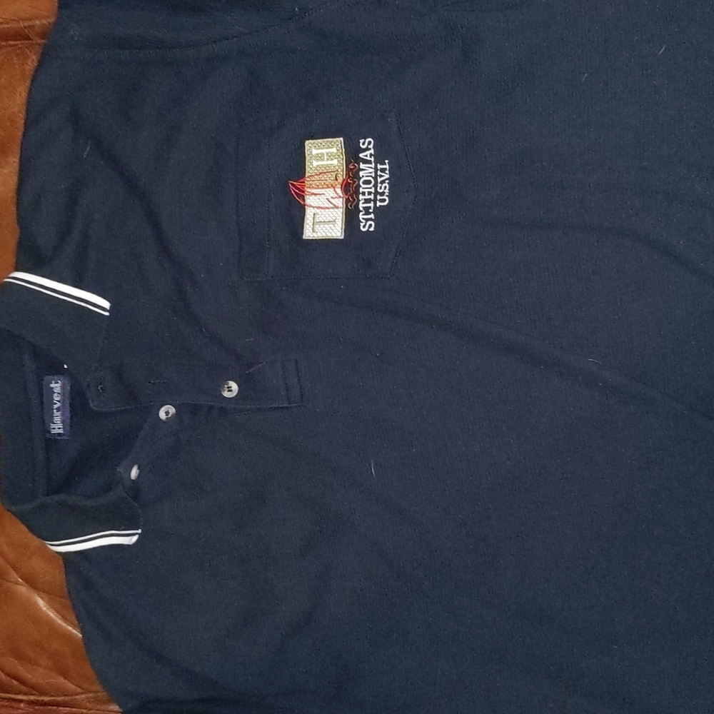 St Thomas collared t shirt